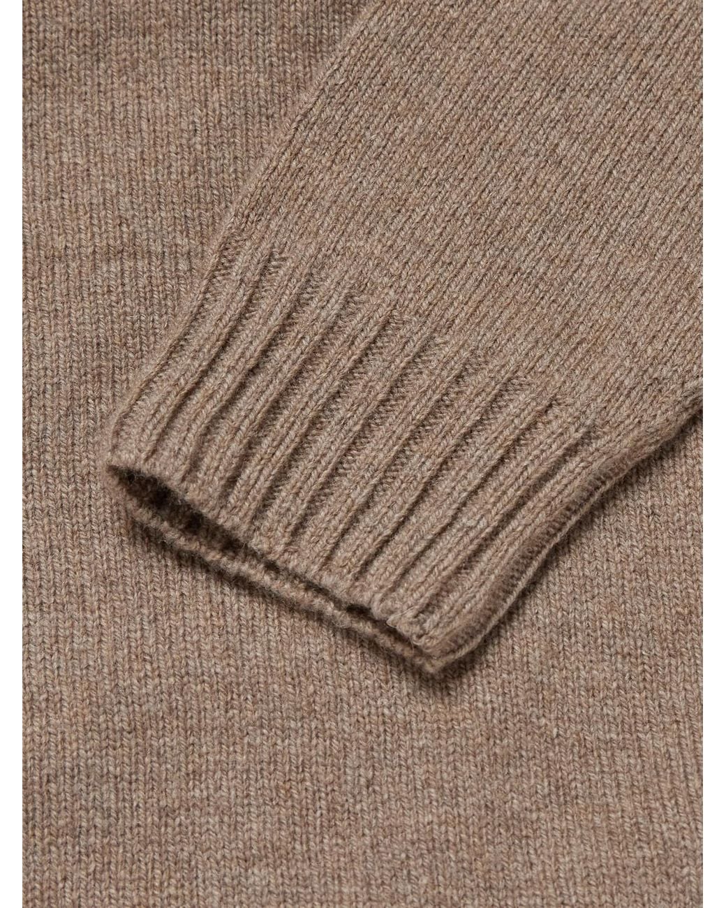 John Smedley Natural Rockford Shawl-collar Recycled-cashmere And Merino Wool-blend Cardigan for men