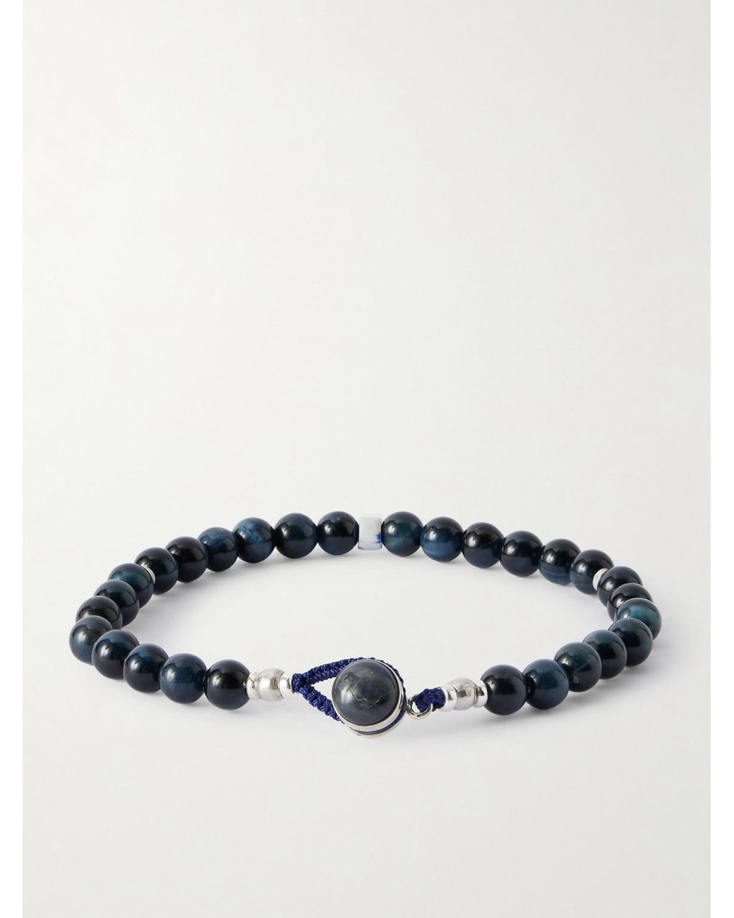 Mikia Metallic Circle 8 Sterling Silver for men