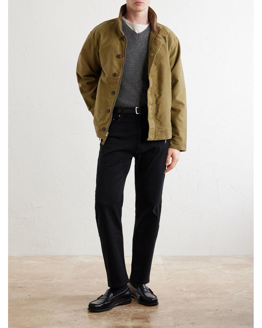 Ghiaia Blue Straight-Leg Jeans for men