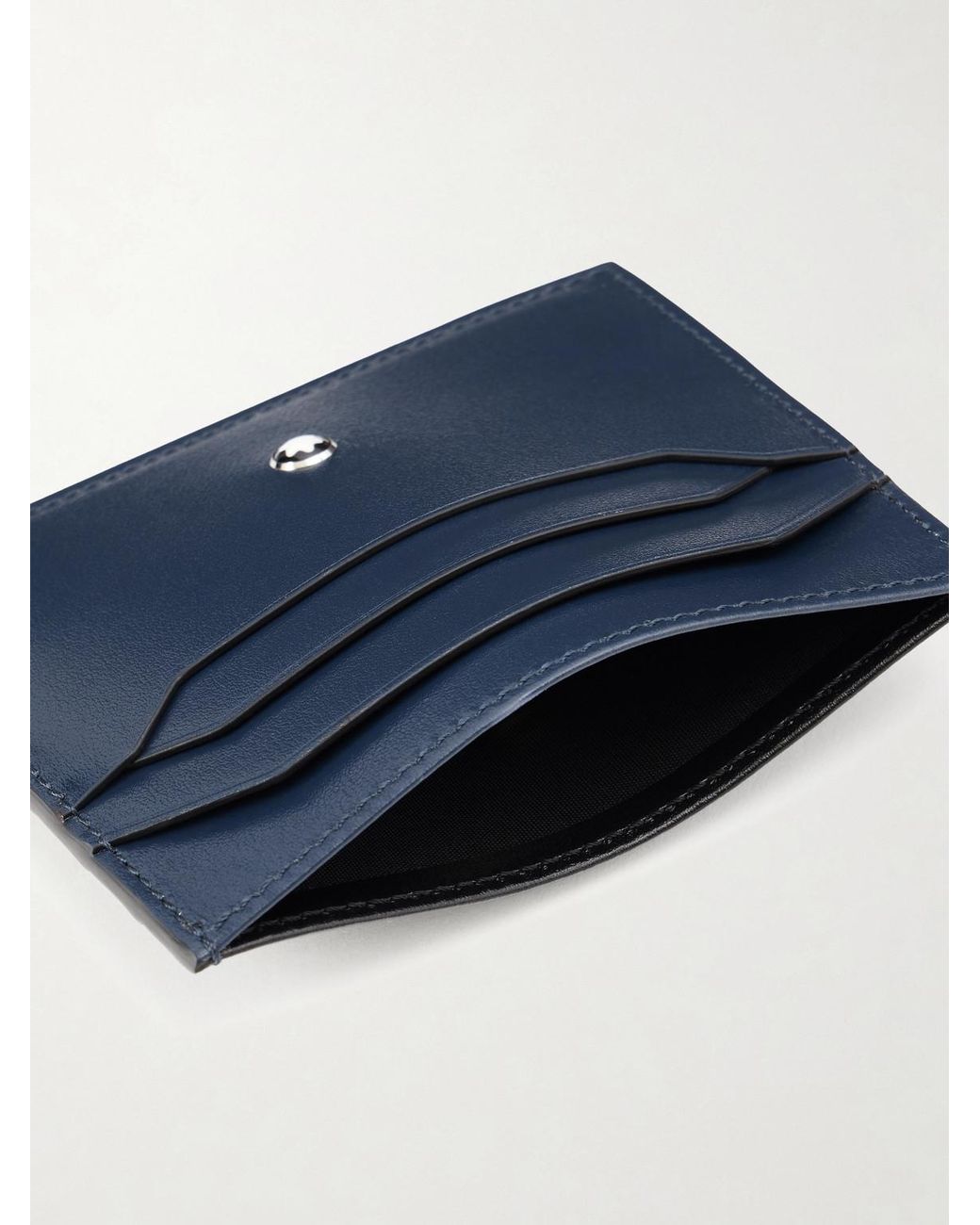 Montblanc Blue Meisterstück Leather Cardholder for men