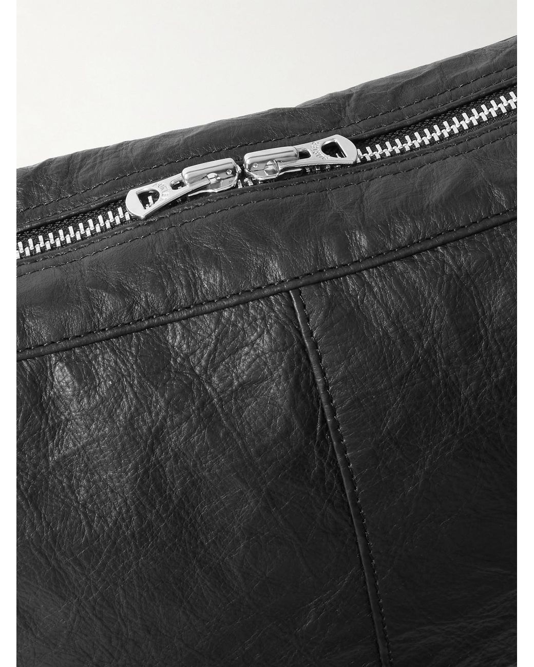 Porter-Yoshida and Co Black Freestyle Dyneema Textured-Leather Messenger Bag for men