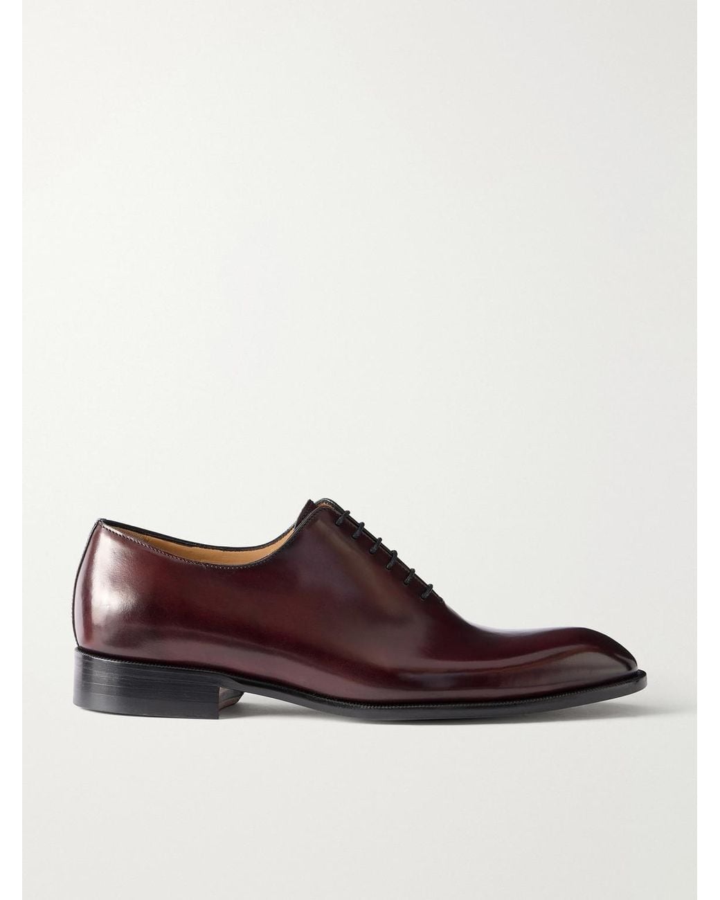 Mr P. Brown Leather Oxford Shoes for men