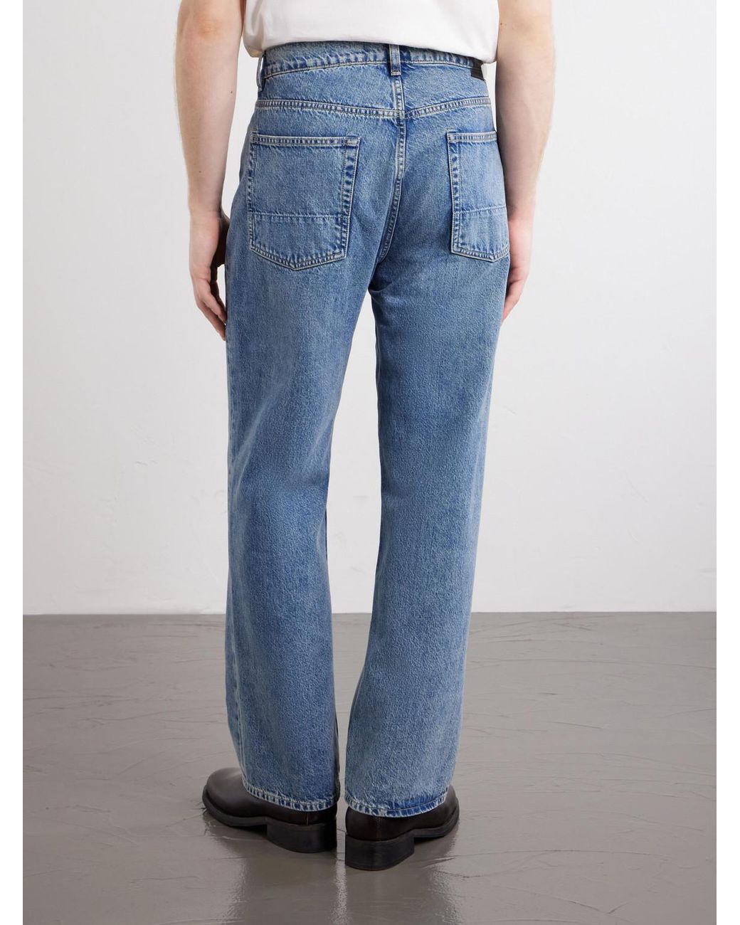 Our Legacy Blue Third Cut Straight-Leg Jeans for men
