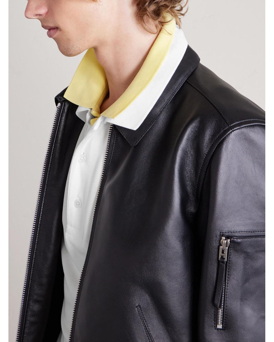 Tom Ford White Slim-Fit Lyocell And Cotton-Blend Piqué Polo Shirt for men