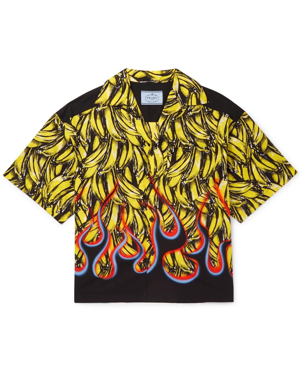prada-yellow-Camp-collar-