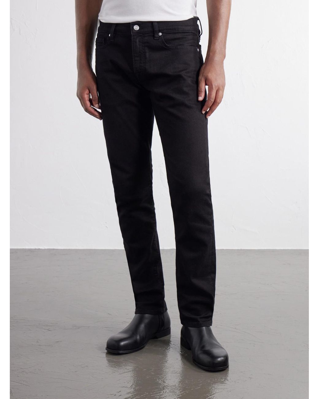 FRAME Black L'Homme Slim-Fit Jeans for men