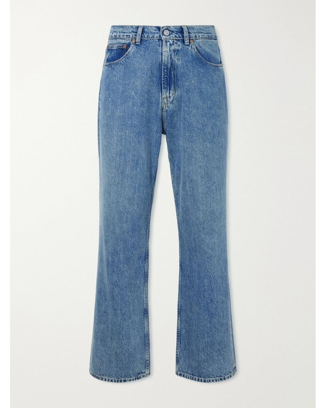 Our Legacy Blue Third Cut Straight-Leg Jeans for men