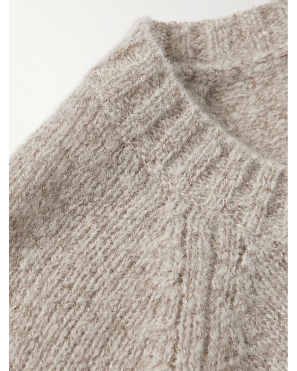 James Perse White Cashmere Sweater for men