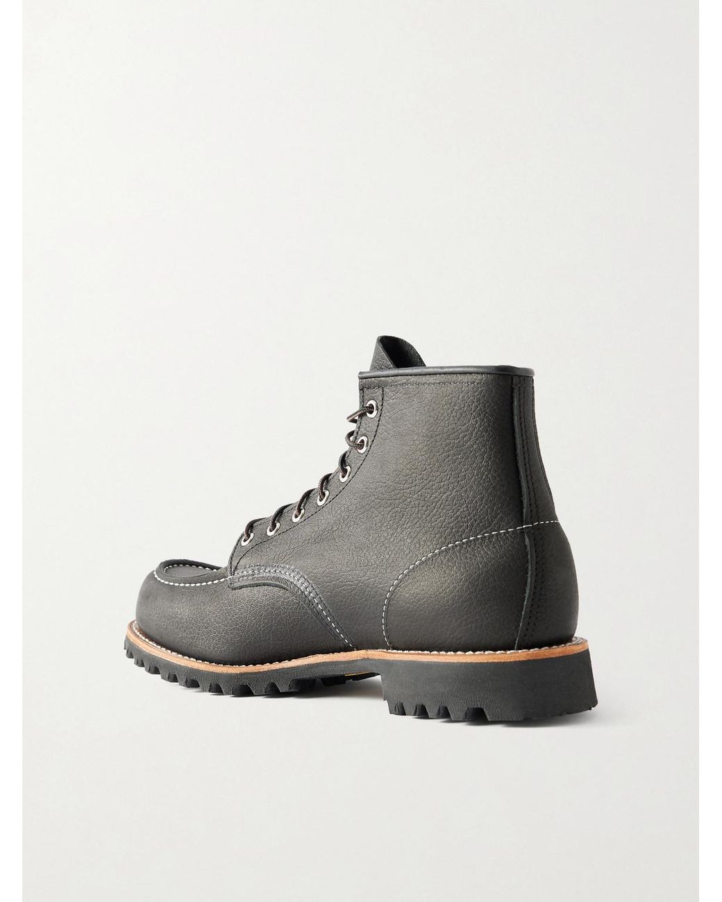 Red Wing Black 8146 Roughneck Full-grain Leather Boots for men