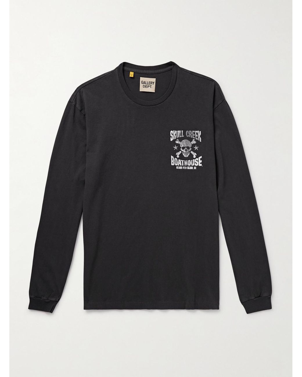 GALLERY DEPT. Skull Creek Logo-Print Cotton-Jersey T-Shirt