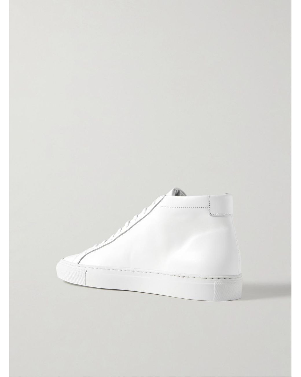 Common Projects White Original Achilles Leather High-top Sneakers for men