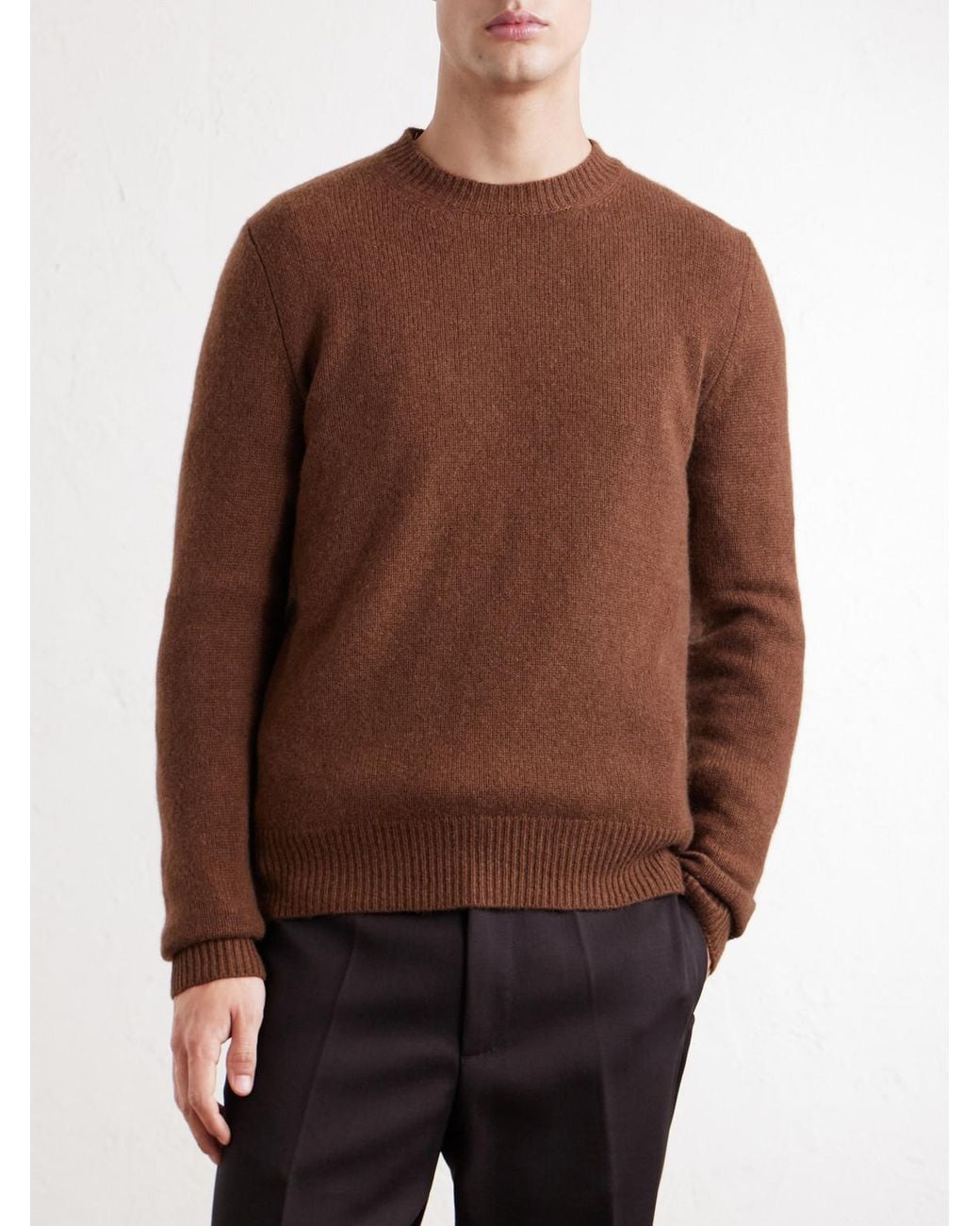 Barena Brown Cashmere Sweater for men
