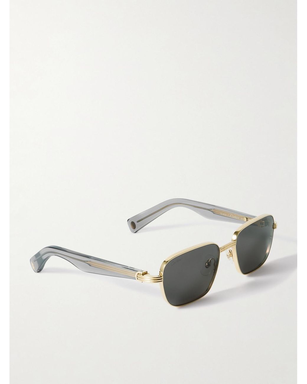Cartier Metallic Première De Cartier D-Frame Recycled-Acetate And-Tone Metal Sunglasses for men