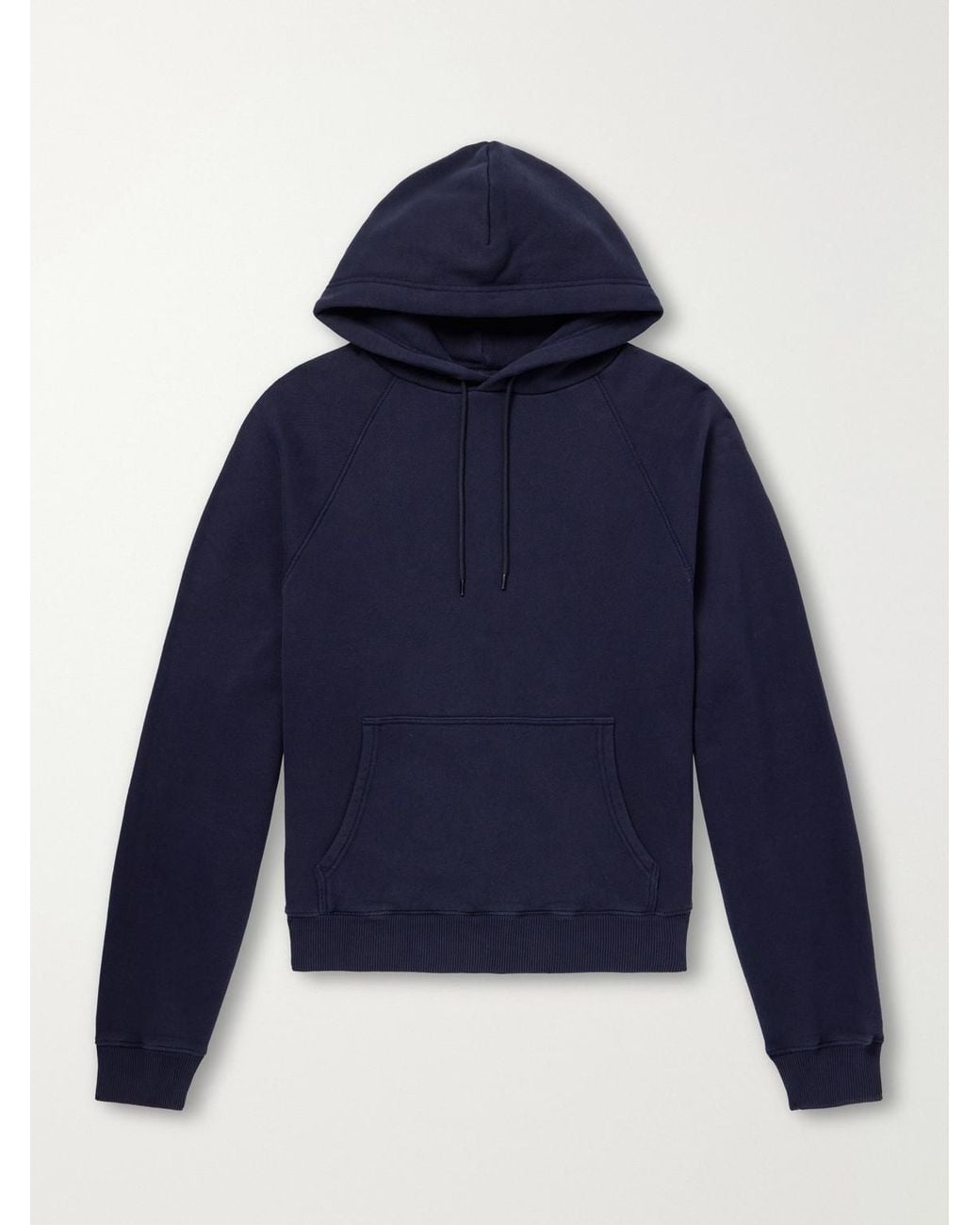 A.P.C. Blue Thimothe Cotton-Jersey Hoodie for men