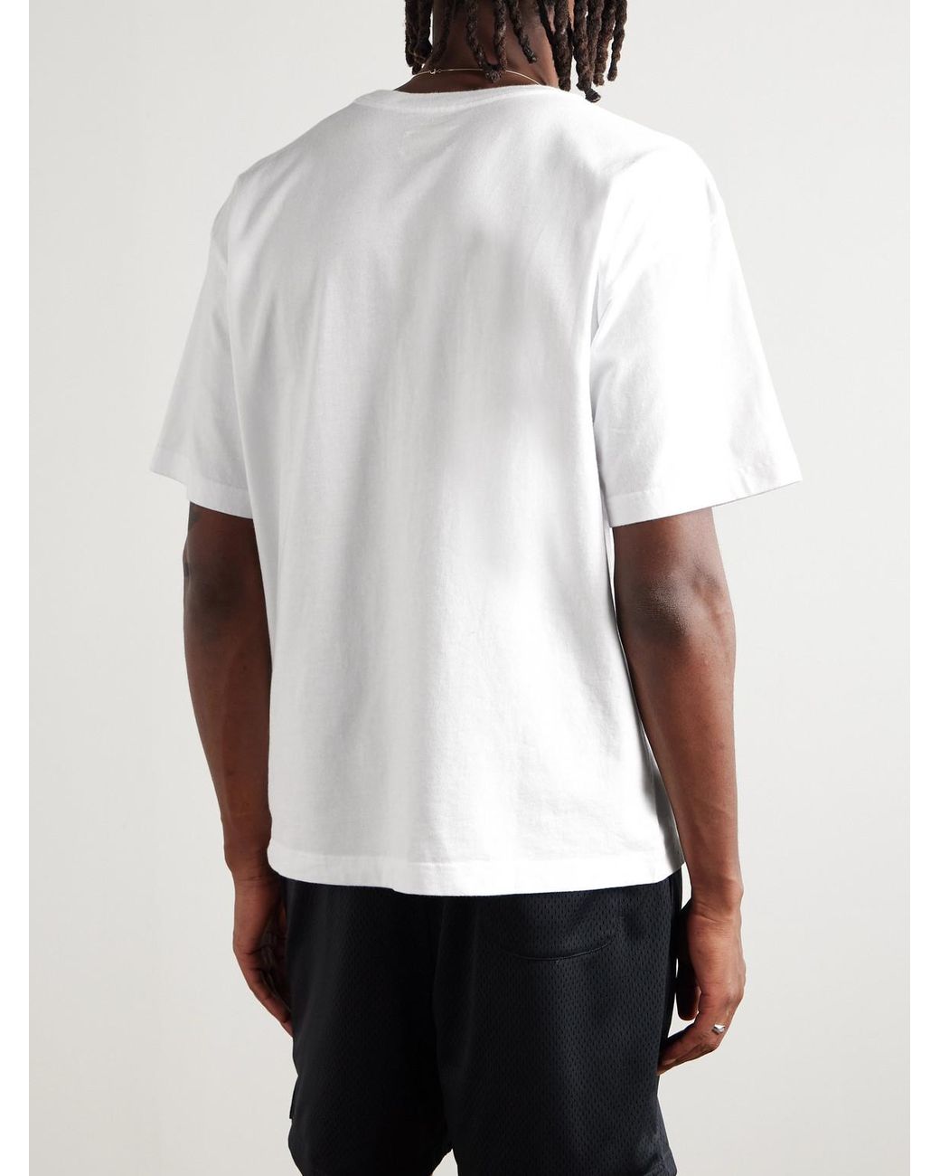 Aimé Leon Dore White Logo-Print Cotton-Jersey T-Shirt for men