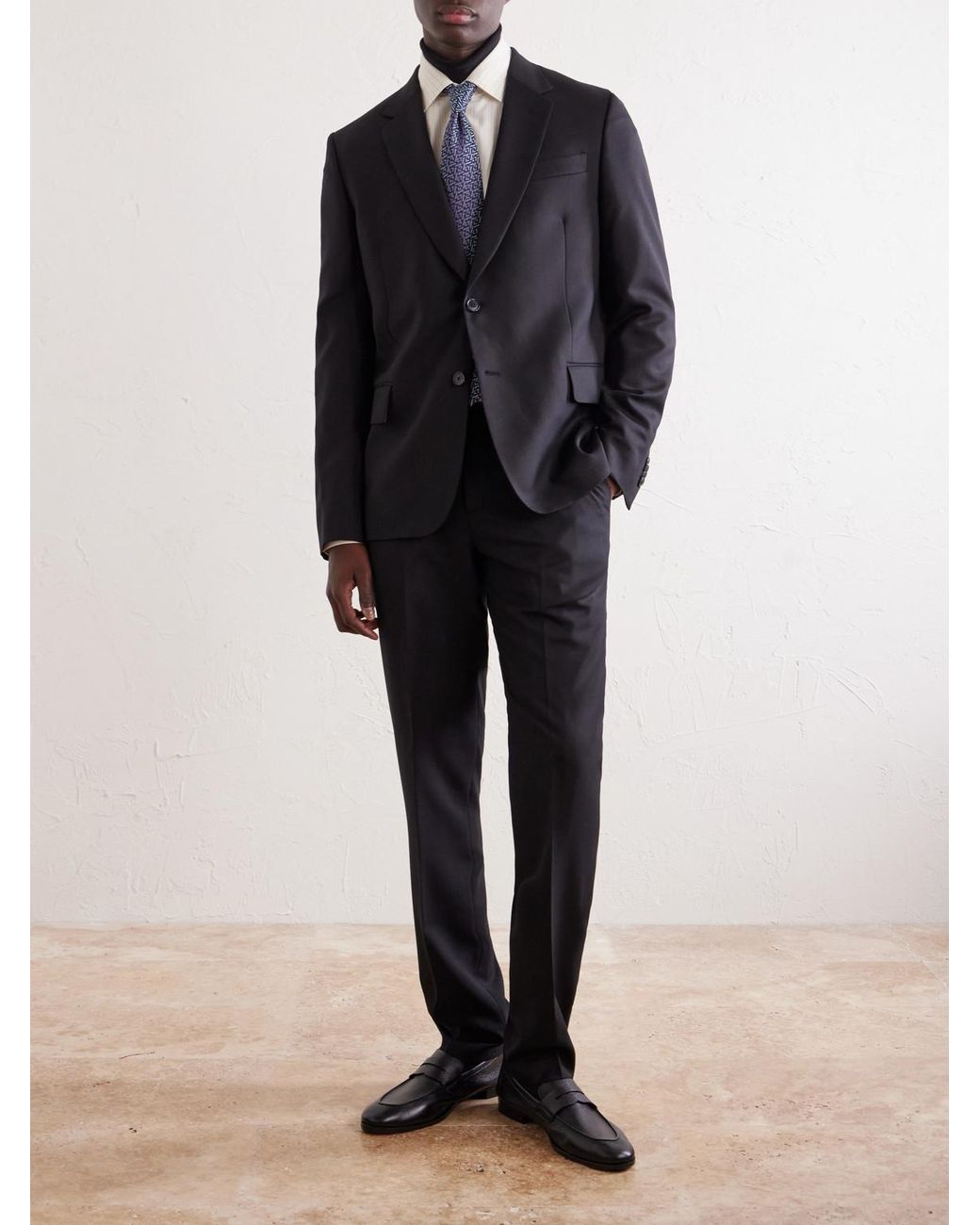 Paul Smith Blue Wool-Twill Suit Jacket for men