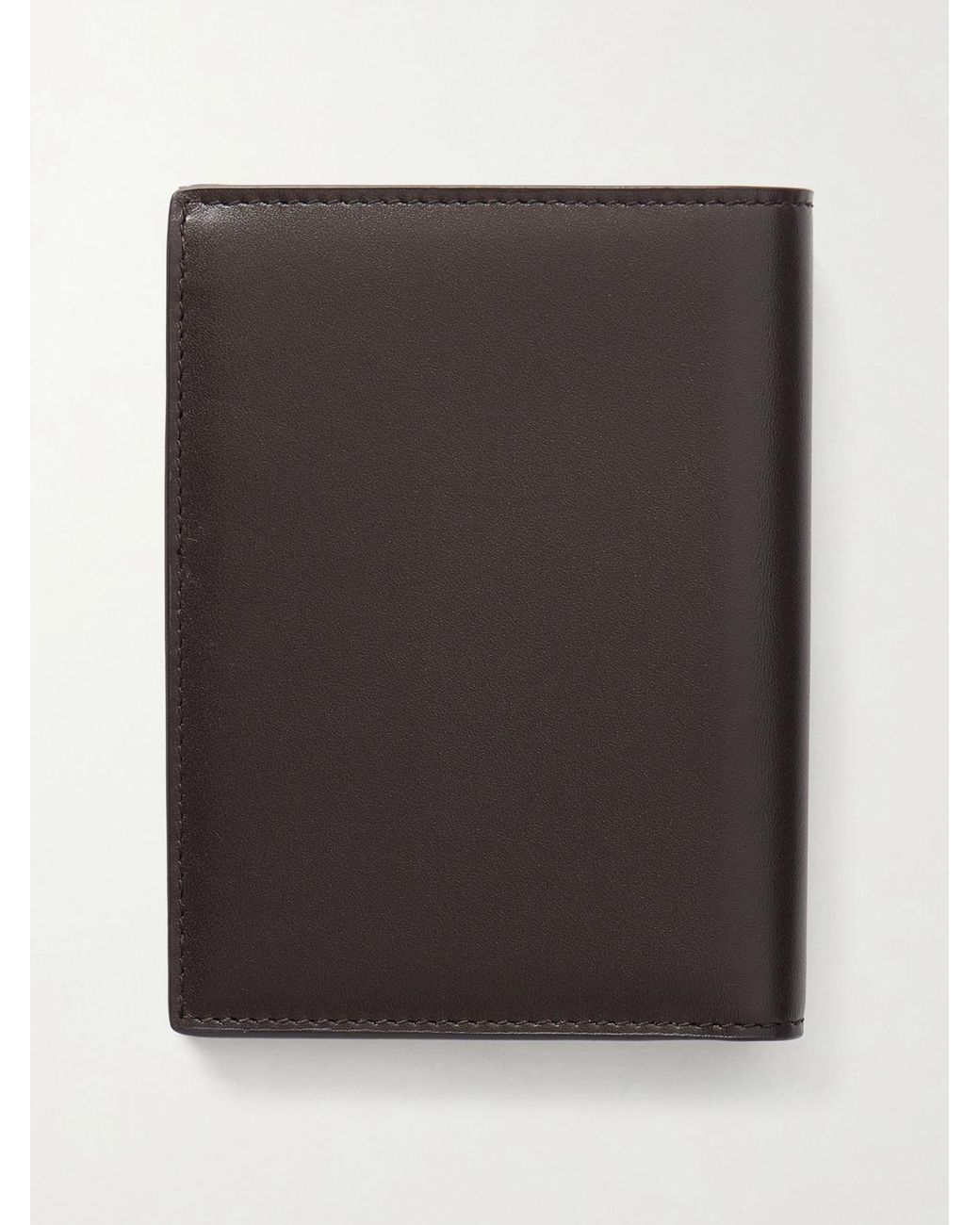 Saint Laurent Black Leather Billfold Wallet for men