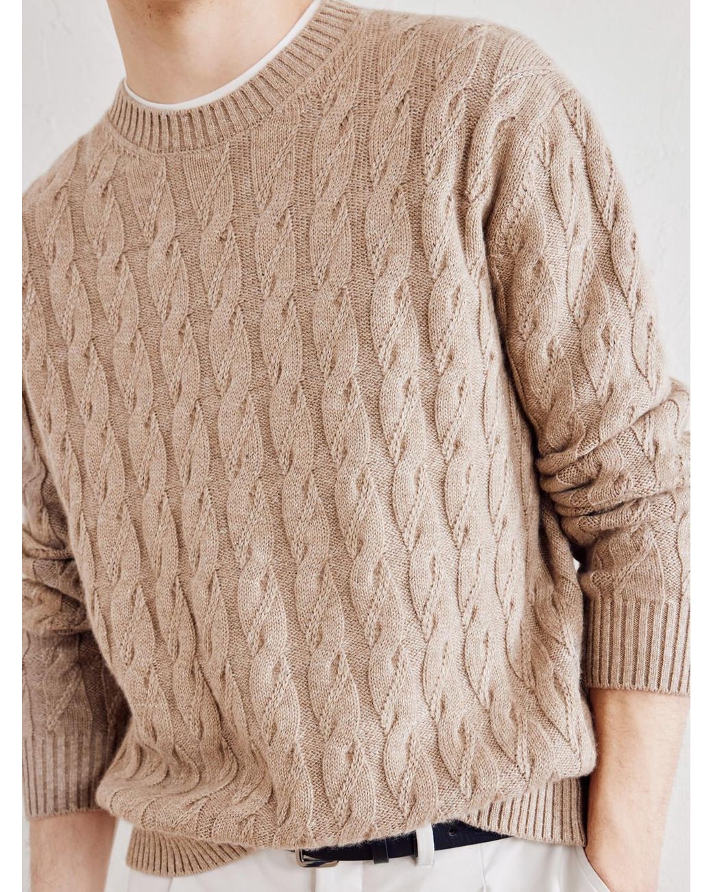 Pullover di Zegna in Natural da Uomo