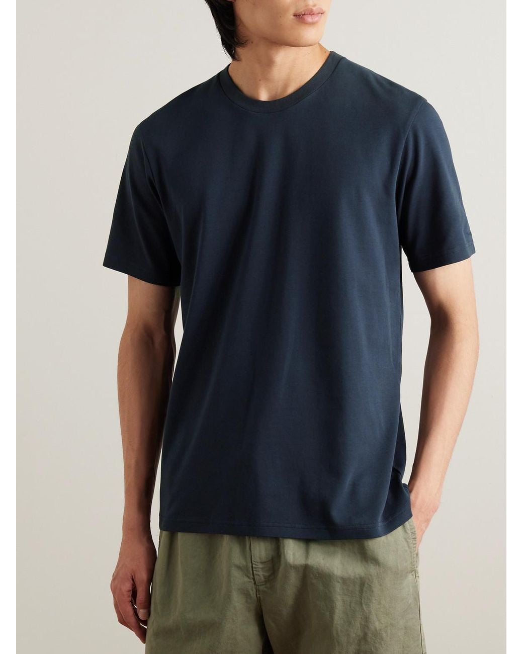 Orlebar Brown Blue Deckard Cotton-Jersey T-Shirt for men