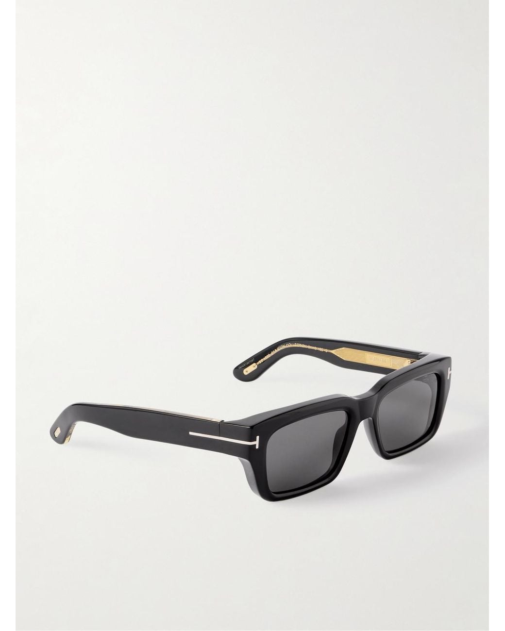 Tom Ford Black Icon Square-frame Acetate Sunglasses for men