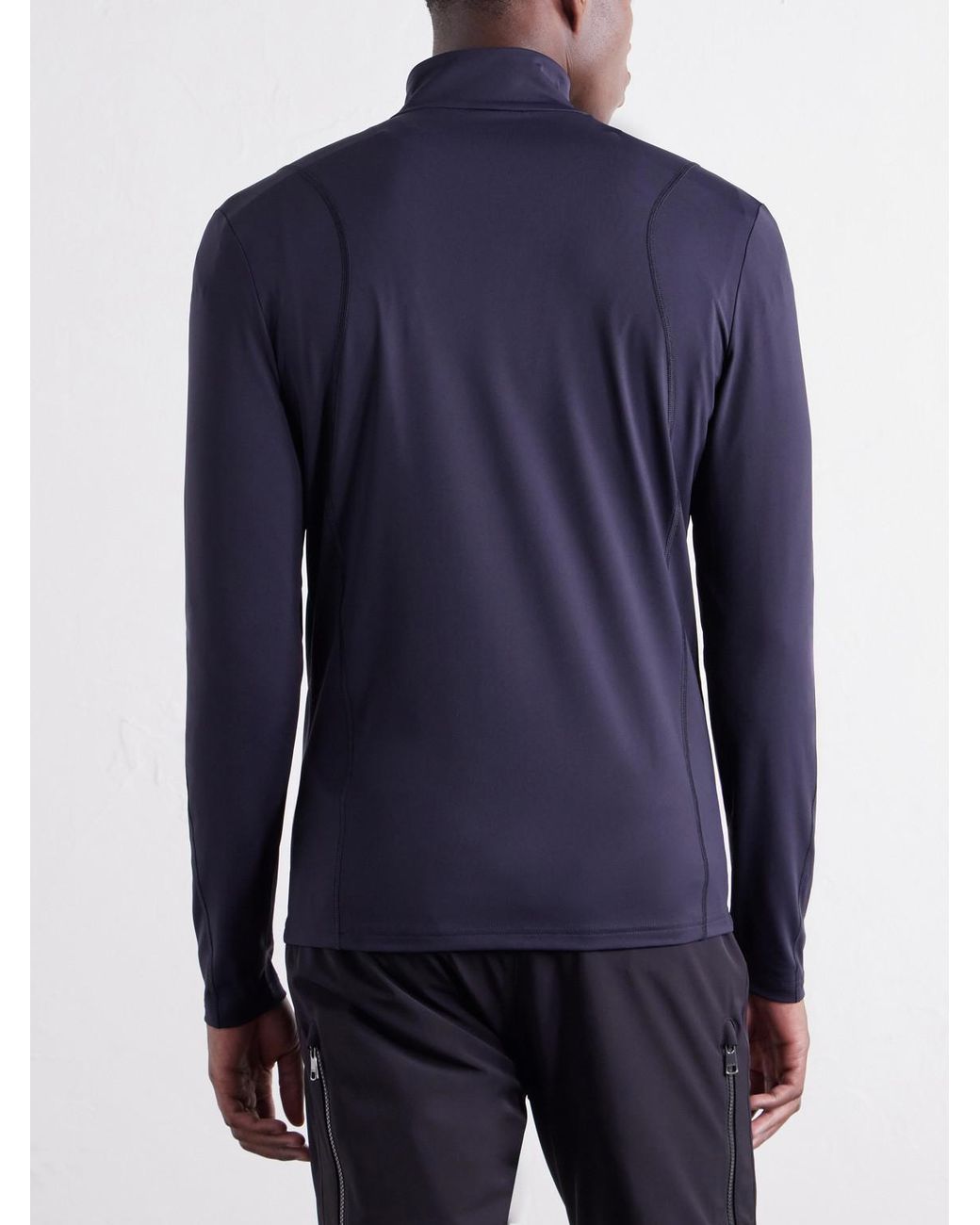 Bogner Blue Harry Stretch-Jersey Half-Zip Ski Mid-Layer for men