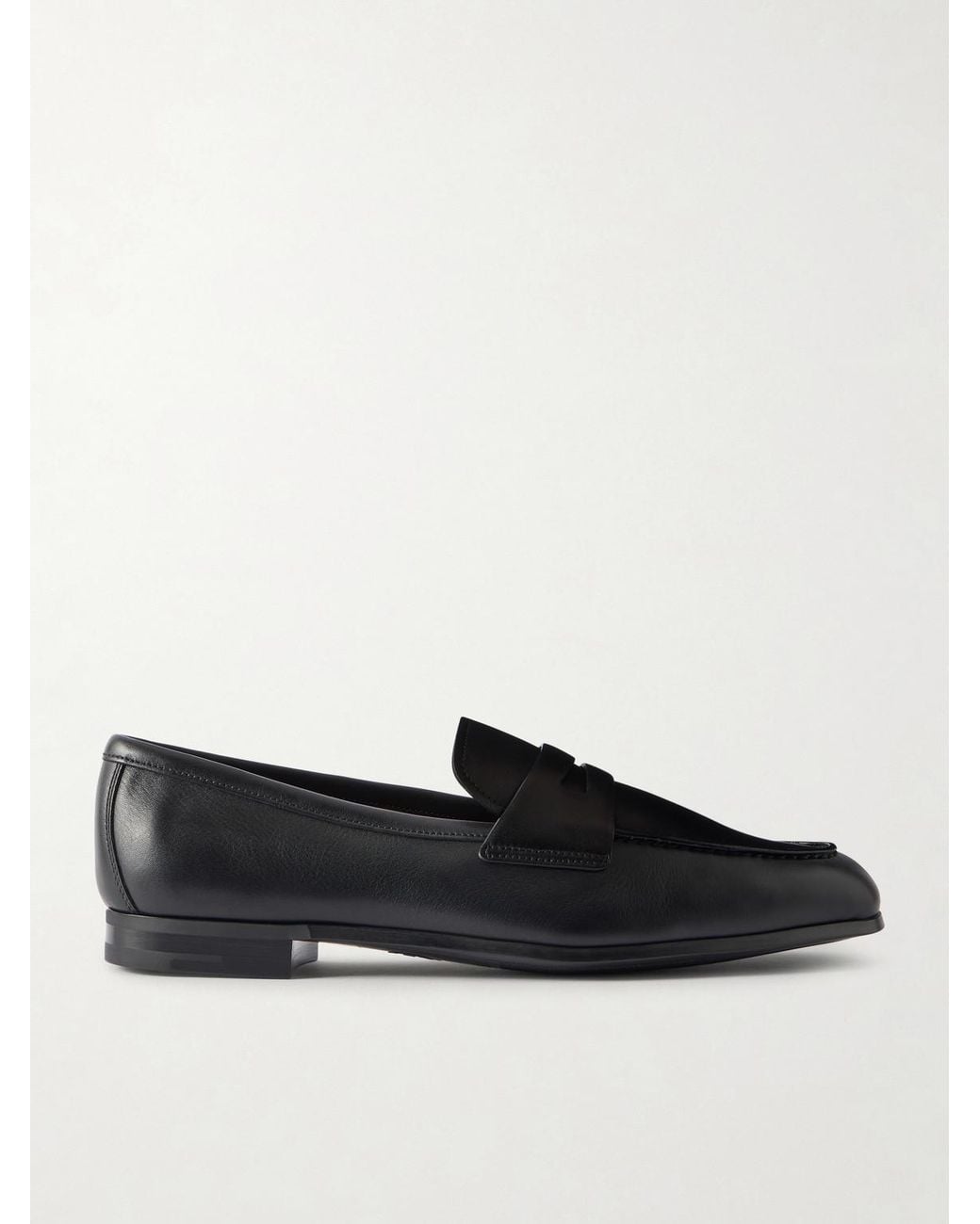 Church's Black Milton Leather Penny Loafers for men