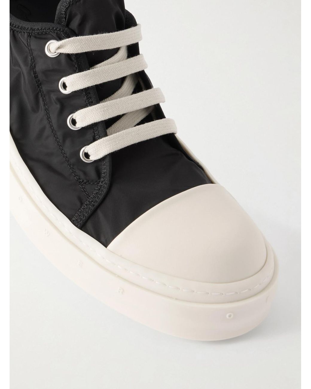 Rick Owens White Tower Shell Sneakers for men