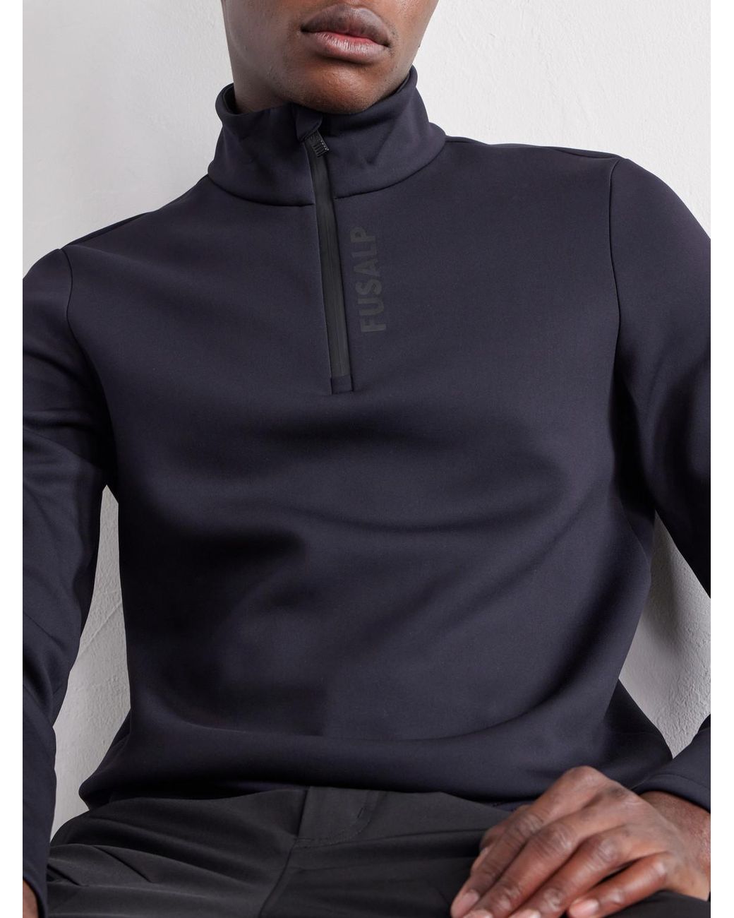Fusalp Blue Timothy Ii Tech Stretch-Jersey Half-Zip Ski Base Layer for men