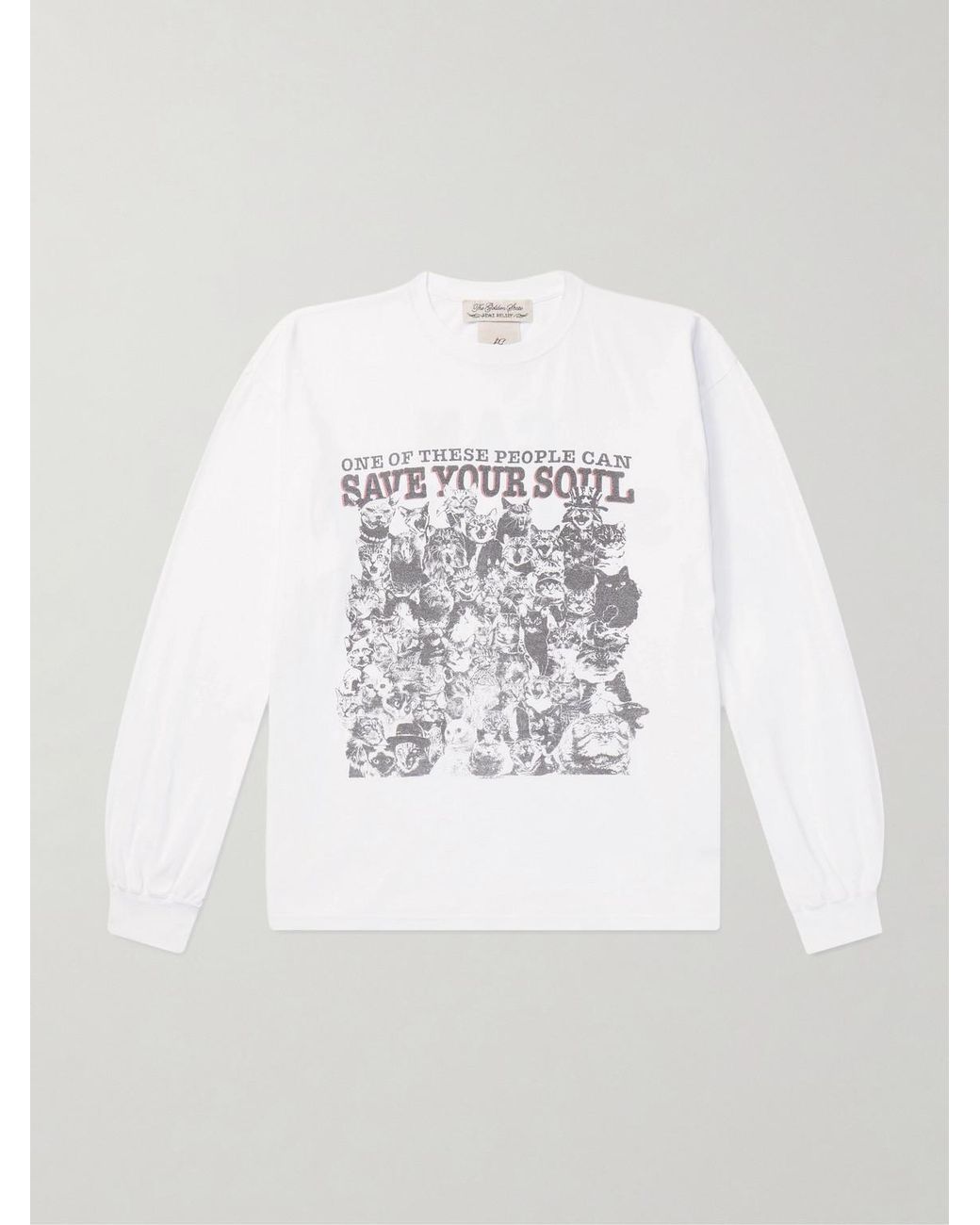 Remi Relief White Printed Cotton-jersey T-shirt for men