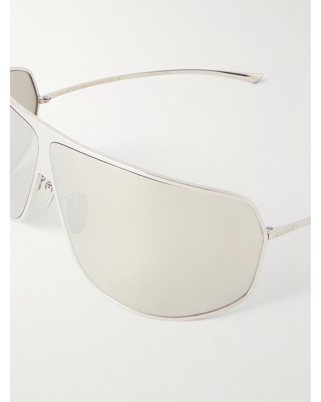 Gucci Natural Aviator-Style-Tone Sunglasses for men
