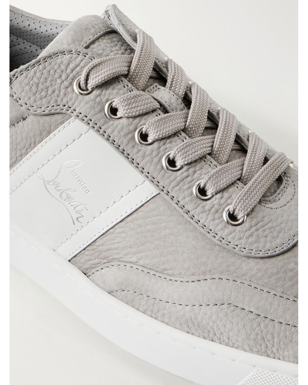 Christian Louboutin Gray Retero Nubuck Sneakers for men