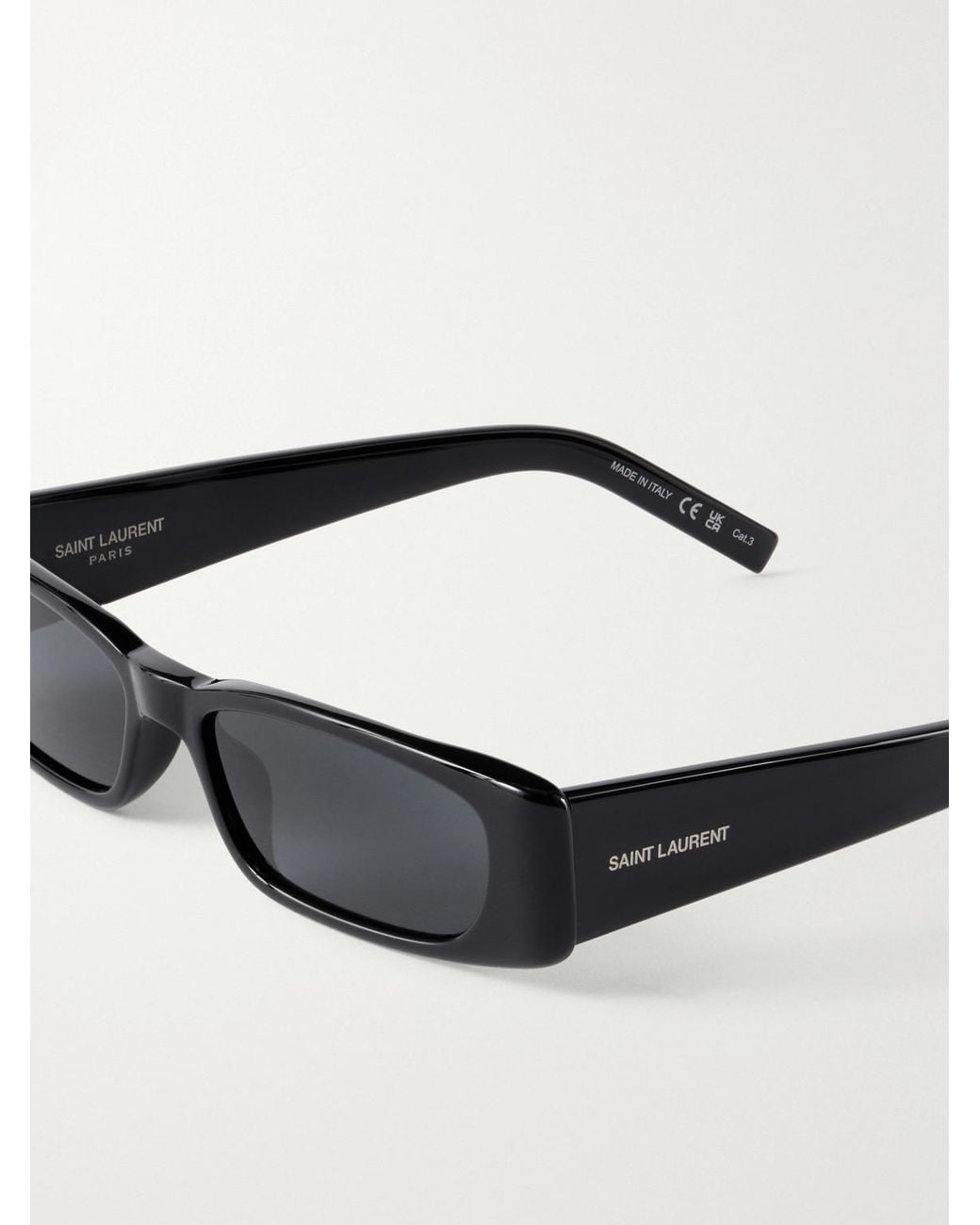 Saint Laurent Black Sl 942 Square-Frame Recycled Acetate Sunglasses for men