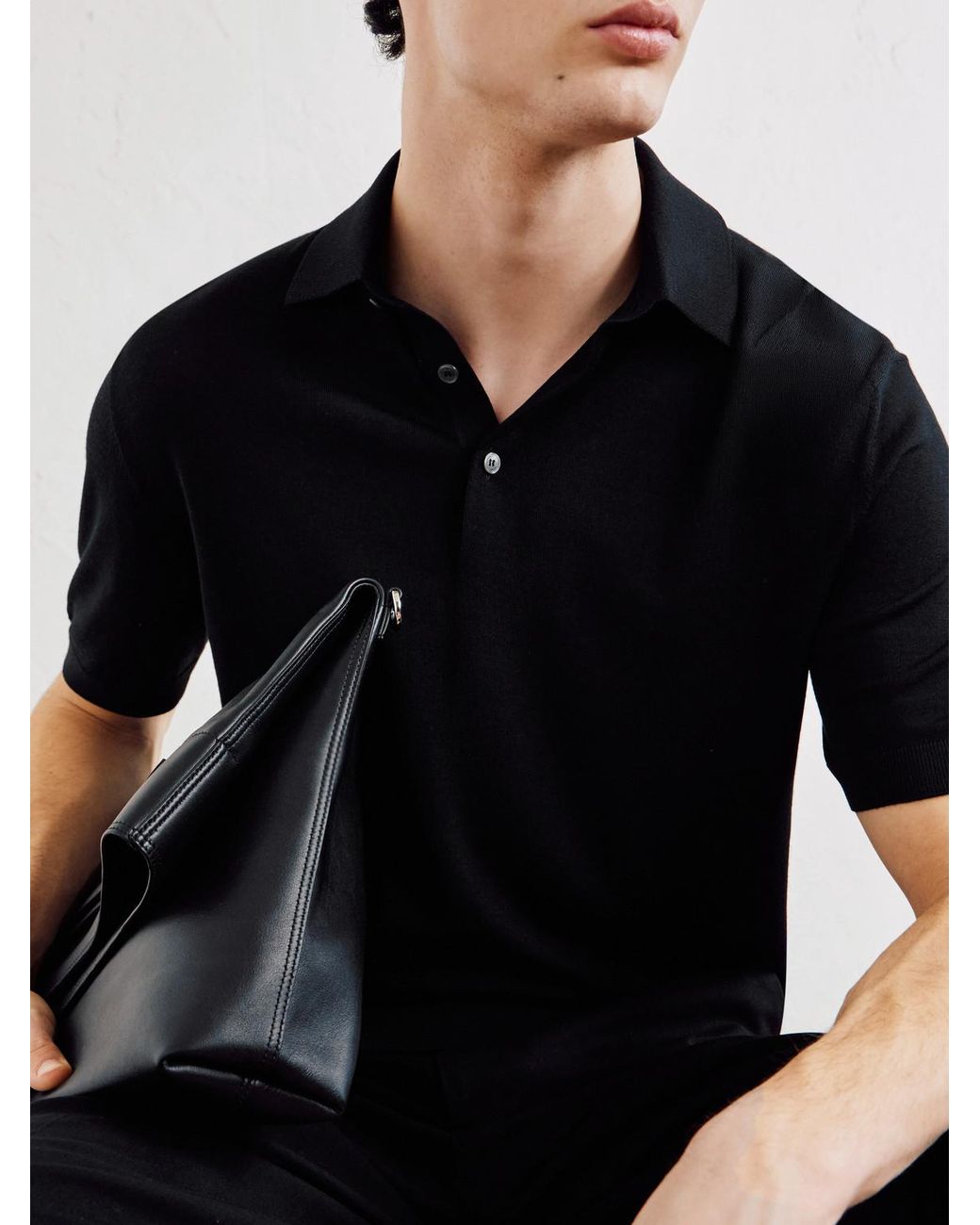 Polo di Zegna in Blue da Uomo