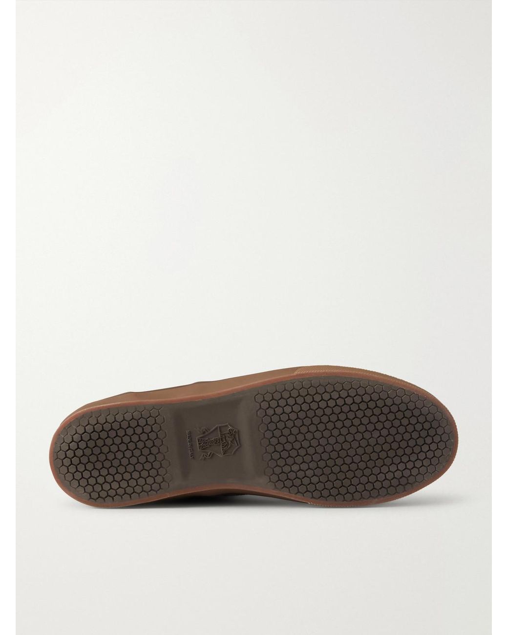 Brunello Cucinelli Brown Suede Sneakers for men