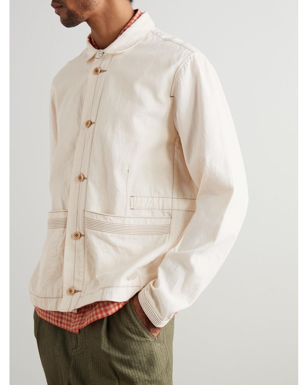 Folk Natural Anniversary Cotton-twill Jacket for men
