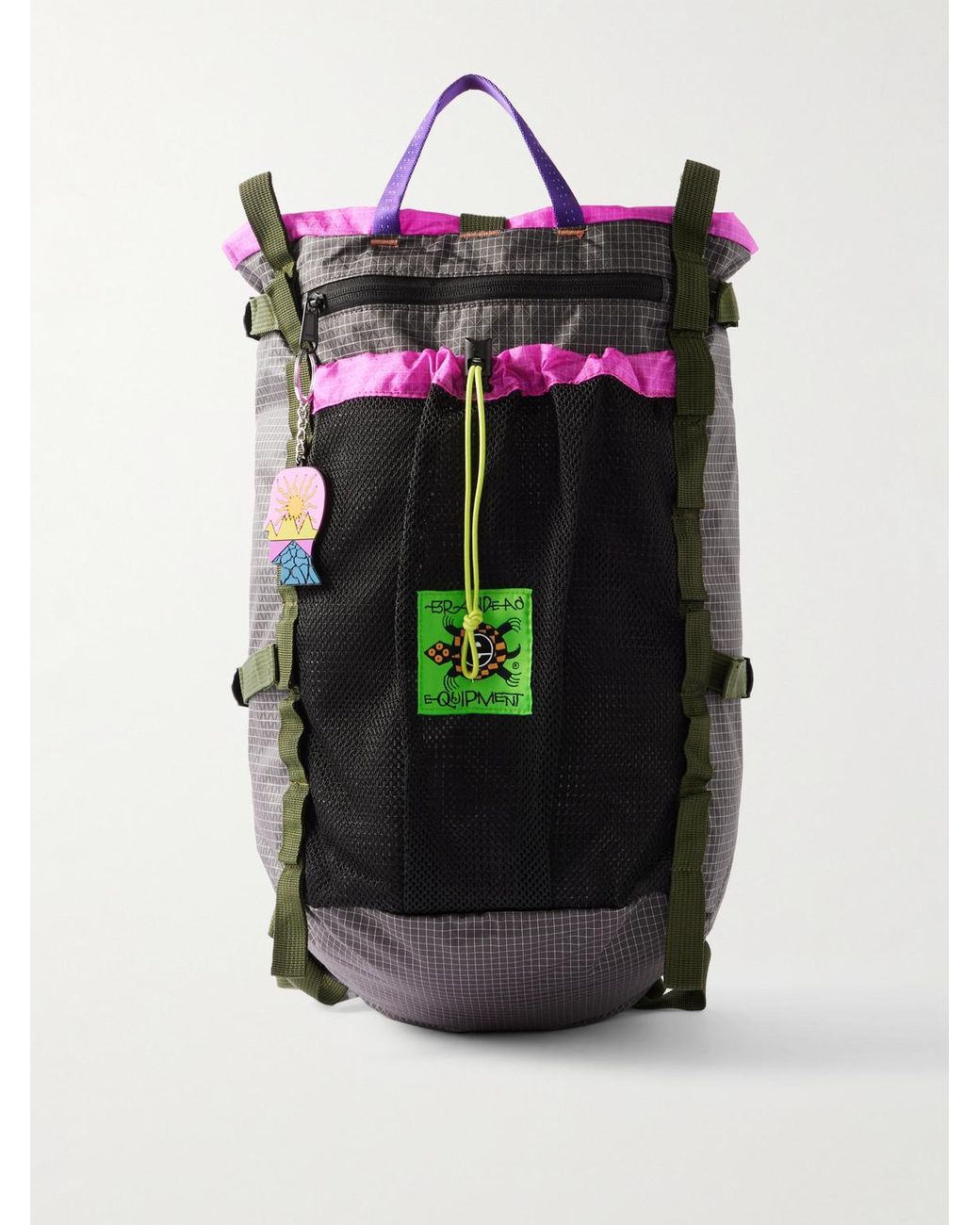 Brain Dead Equipment Logo-Appliquéd Webbing And Mesh-Trimmed Ripstop ...