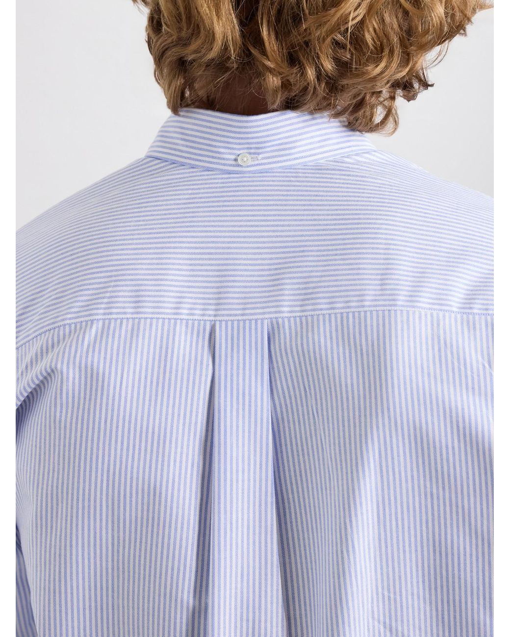 Ghiaia White Cotton Oxford Shirt for men