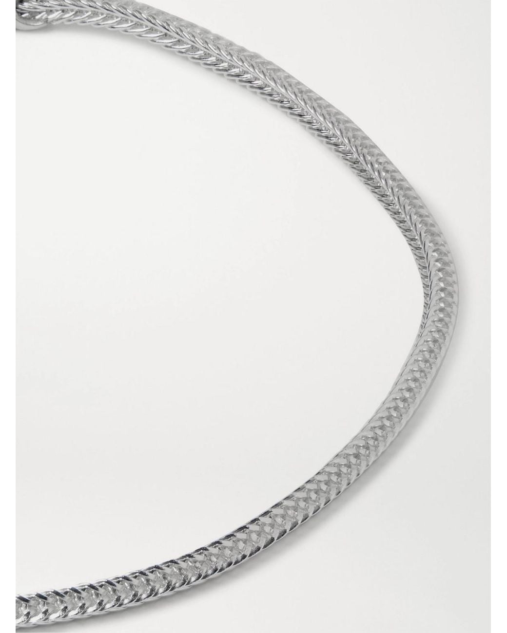 Mikia Natural Sterling Silver Bracelet for men