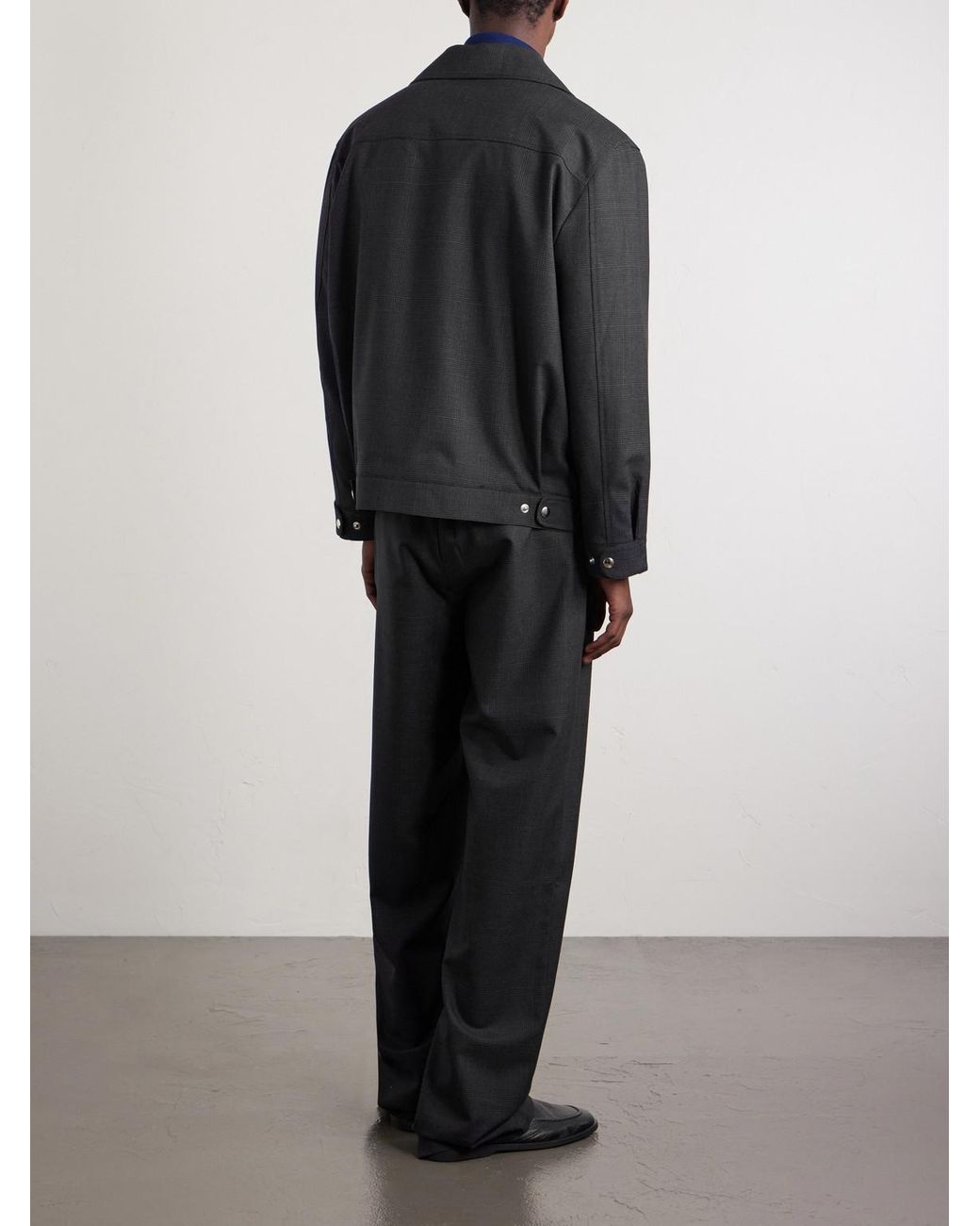De Bonne Facture Black Student Wool Jacket for men