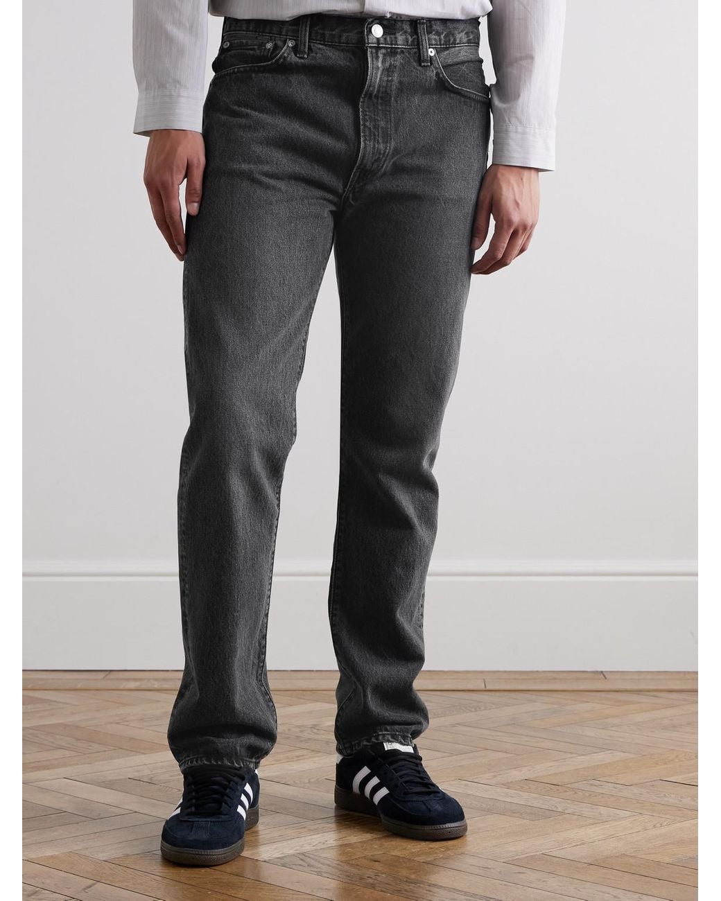 Orslow Gray 107 Slim-Fit Jeans for men