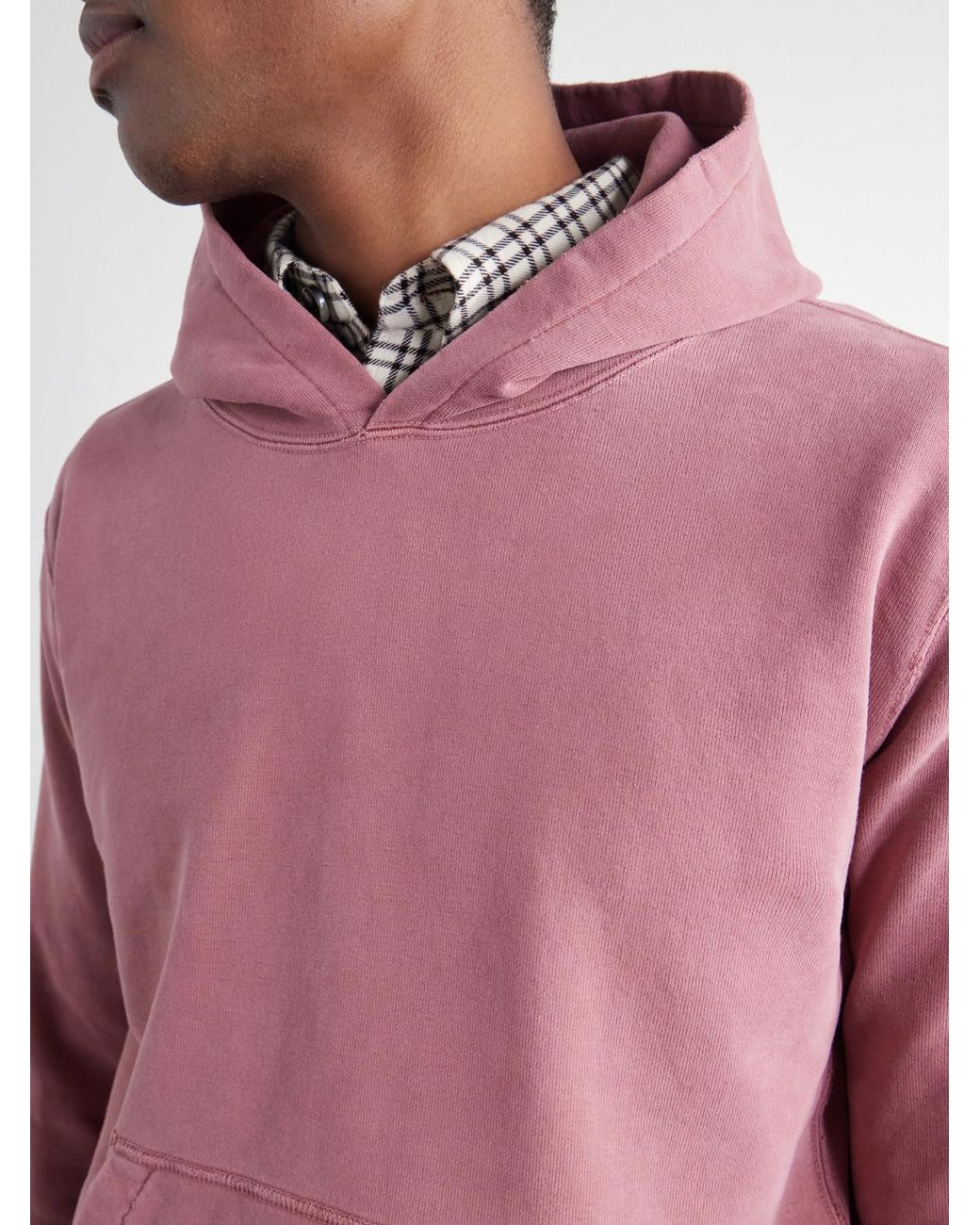 Remi Relief Pink Cotton-Fleece Hoodie for men