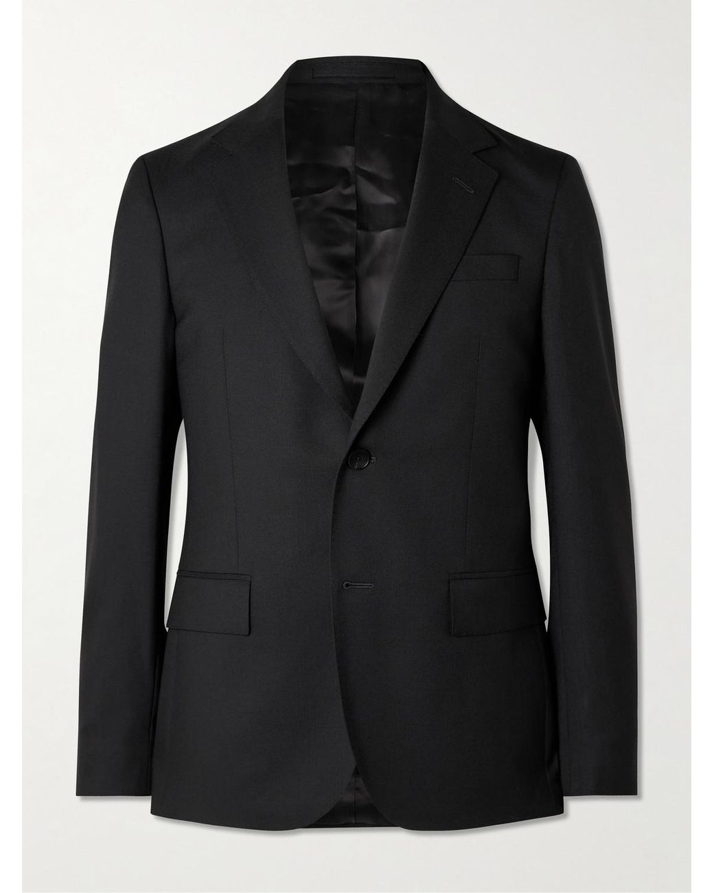 Mr P. Black Wool Suit Jacket for men