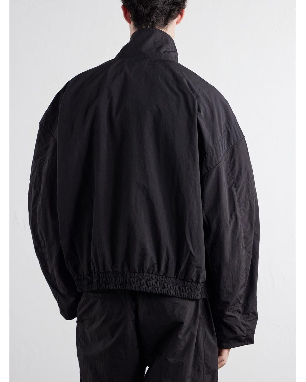 NAHMIAS Blue Logo-embroidered Shell Jacket for men