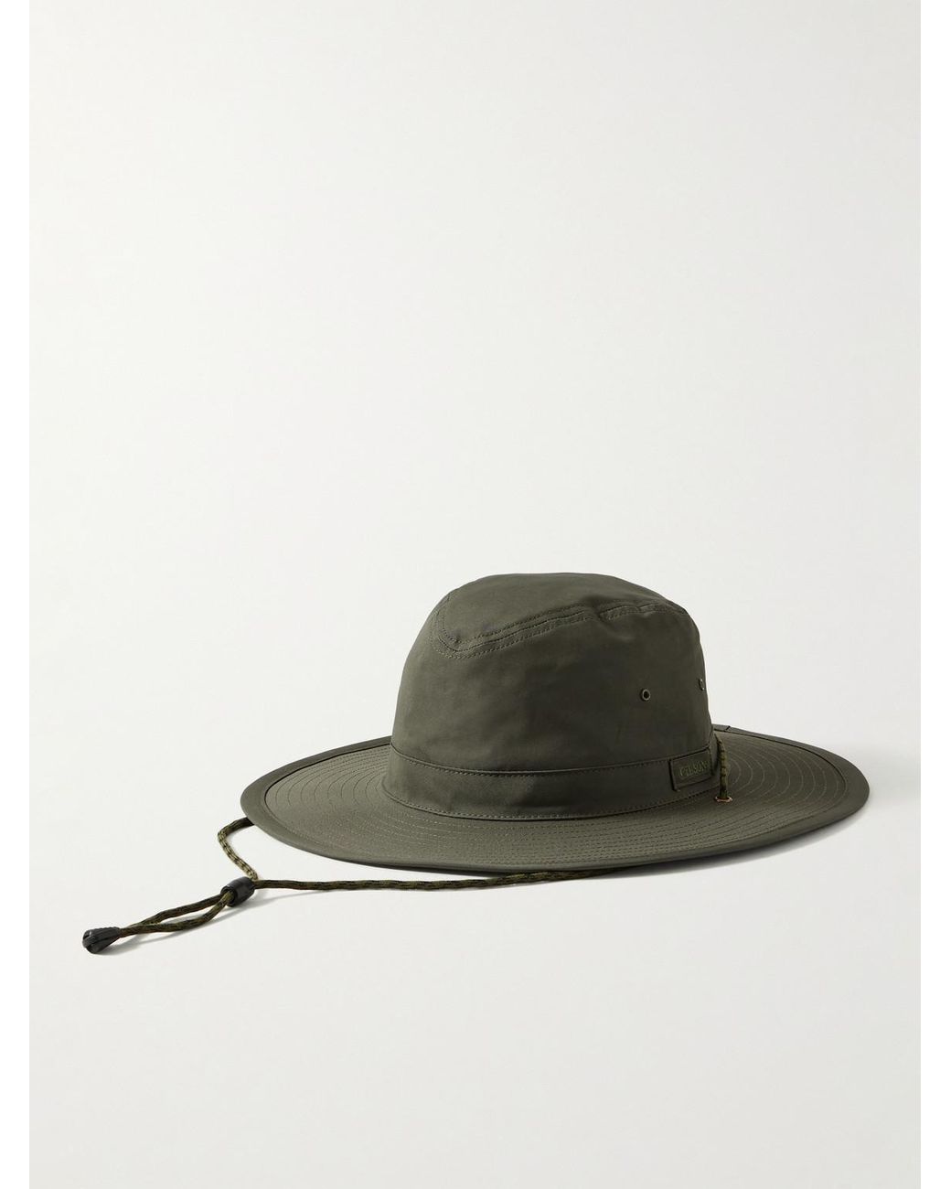 Filson Twin Falls Cover Cloth Hat in Green for Men