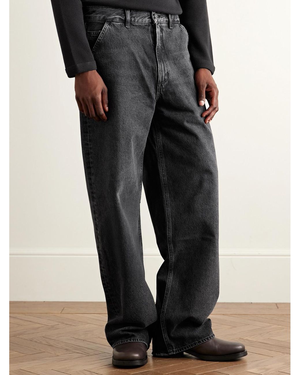 Agolde Gray Benton Wide-leg Jeans for men