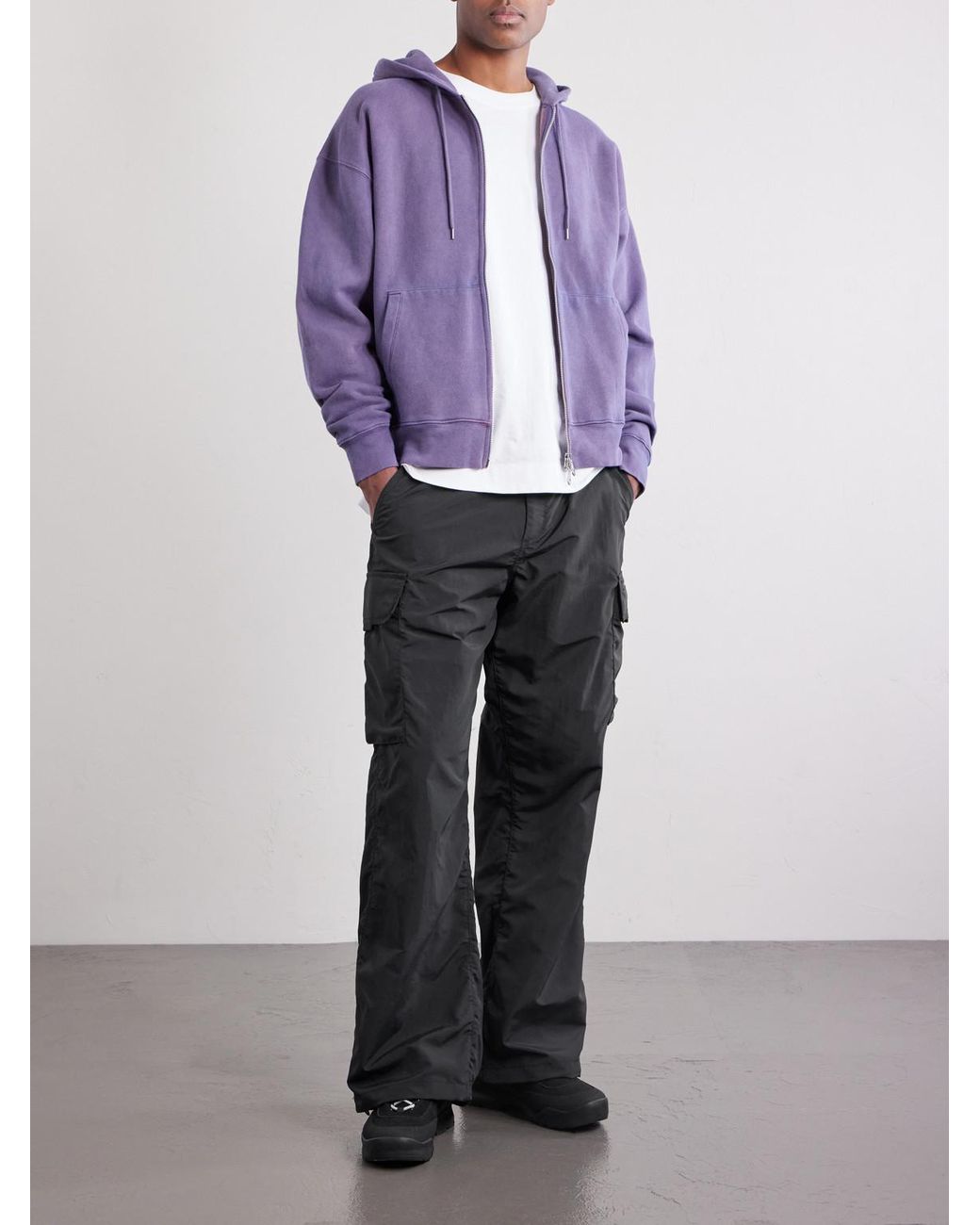Canada Goose Black Vault Straight-Leg Shell Cargo Trousers for men