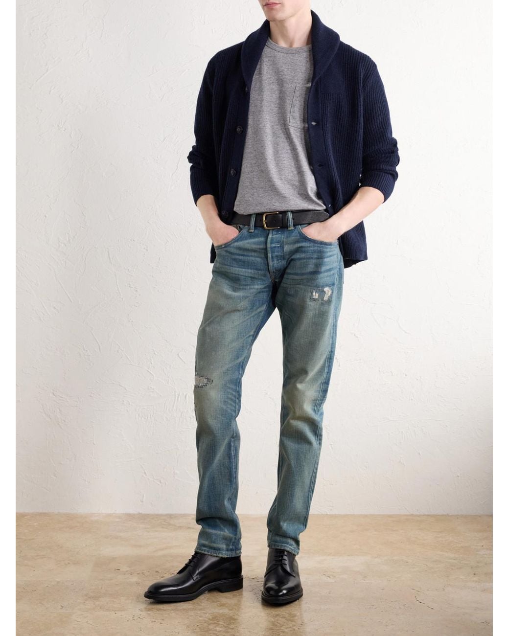 RRL Gray Set Of Two Cotton-Jersey T-Shirts for men