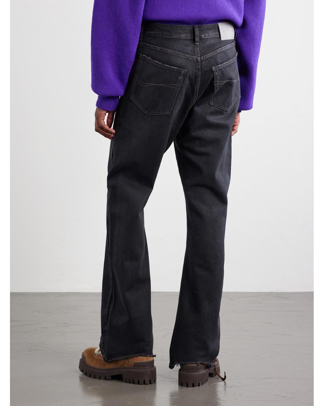 Balenciaga Blue Straight-Leg Jeans for men