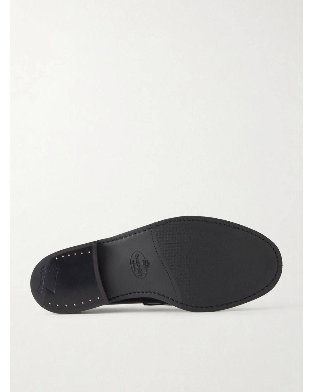 Church's Black Farsley Leather Penny Loafers for men