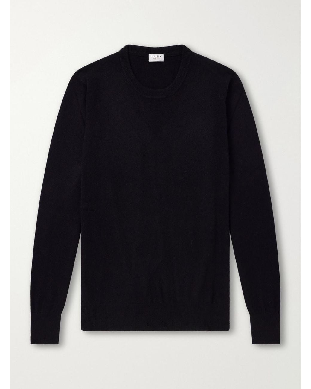 Ghiaia Blue Cashmere Sweater for men